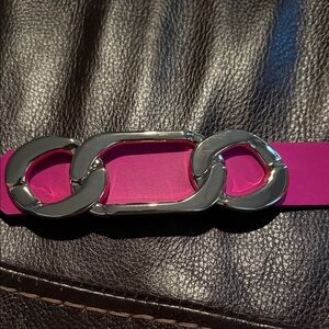 Express Gold and Pink Women's Chain Belt